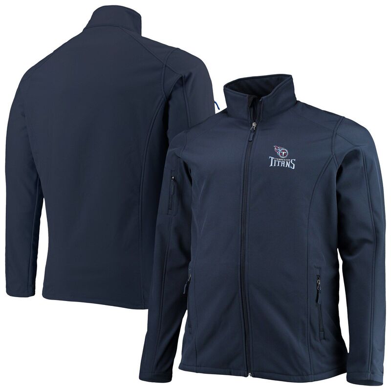 【送料無料】 アンブランデッド レディース ジャケット・ブルゾン アウター Men's Dunbrooke Navy Tennessee Titans Big & Tall Sonoma Softshell Full-Zip Jacket Ttn Navy
