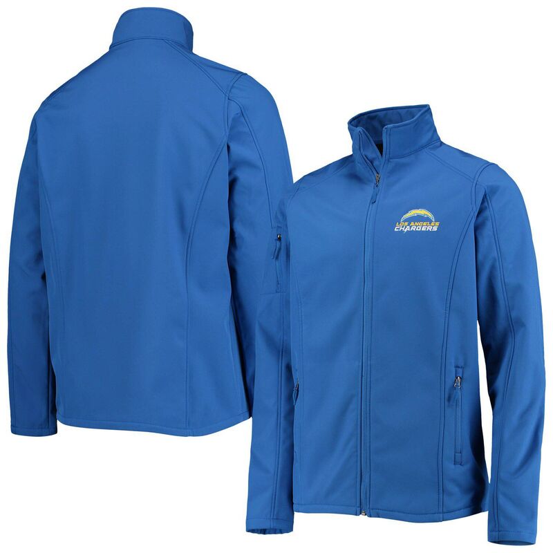 【送料無料】 アンブランデッド レディース ジャケット・ブルゾン アウター Men's Dunbrooke Royal Los Angeles Chargers Big & Tall Sonoma Softshell Full-Zip Jacket Chg Blue