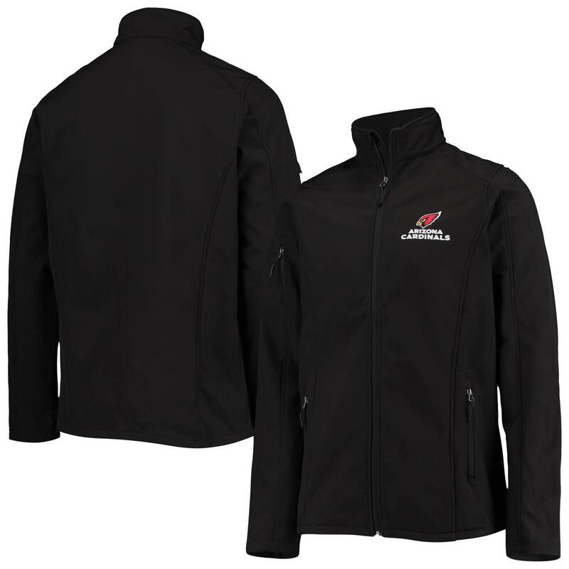 【送料無料】 アンブランデッド レディース ジャケット・ブルゾン アウター Men's Dunbrooke Black Arizona Cardinals Big & Tall Sonoma Softshell Full-Zip Jacket Acr Black