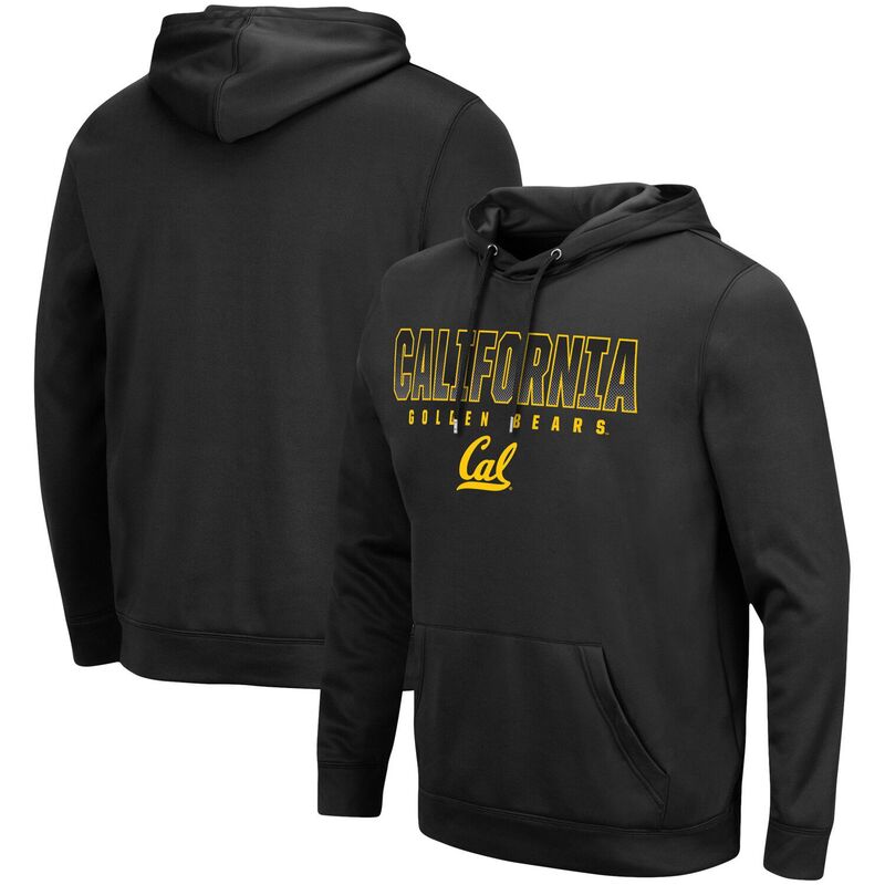 コロシアム レディース トップス Tシャツ パーカー Men Colosseum Black Cal Bears Blackout 3.0 Pullover Hoodie Cal Black ブラック