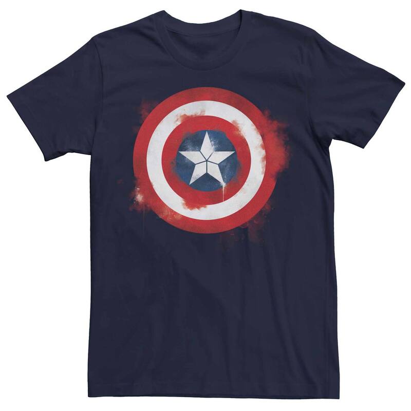 アニメキャラクター レディース トップス Tシャツ キャップ ロゴ Licensed Character Men's Marvel \