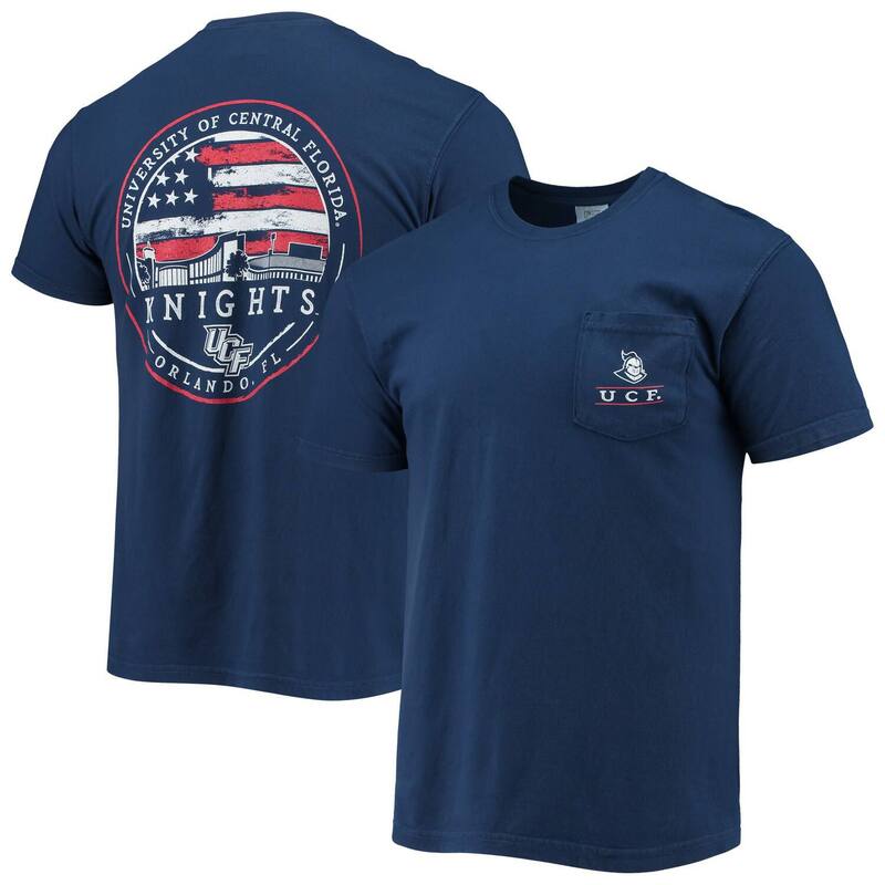アンブランデッド レディース トップス Tシャツ Unbranded Men's Navy UCF Knights Campus Americana T-Shirt Ucf Navy ネイビー