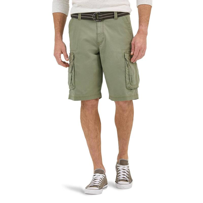 リー レディース ボトムス ハーフパンツ・ショーツ ショートパンツ Men's Lee 11.5" Wyoming Belted Cargo Shorts Mercantile Green グリーン｜ReVida 店