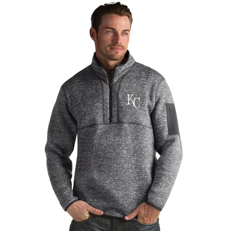 アンティグア レディース トップス Tシャツ Men's Antigua Kansas City Royals Fortune Pulloveryl Smoke スモーク
