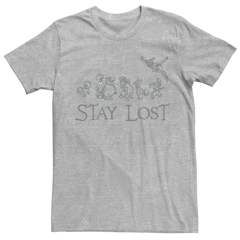 ディズニー レディース トップス Tシャツ グラフィック Disney's Peter Pan Men'stay Lost Graphic Tee Athletic Heather ヘザー