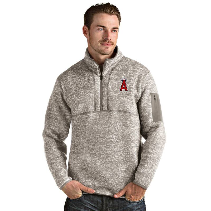 アンティグア レディース アウター 上衣・上衣 Men\u0027s Antigua Los Angeles Angels of Anaheim Fortune Pullover Ang Beige ベージュ