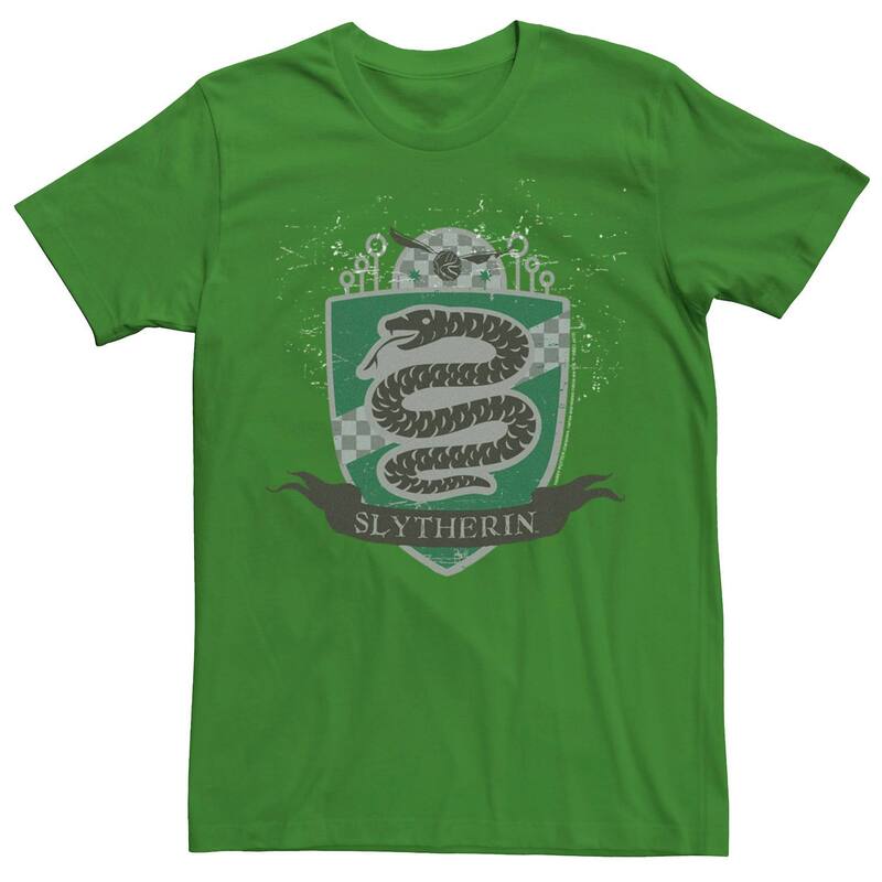 アンブランデッド レディース トップス Tシャツ グラフィック Unbranded Men's Harry Potter Slytherin Badge Graphic Tee Kelly｜ReVida 店