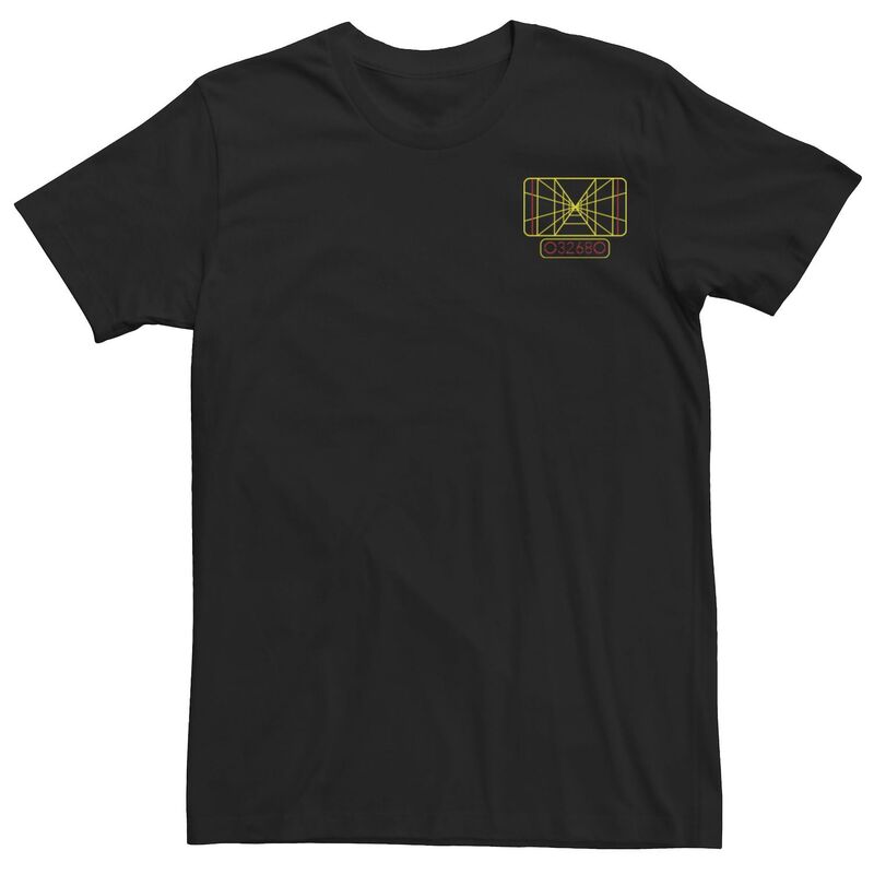 スター ウォーズ レディース トップス Tシャツ グラフィック Men'star Wars Targeting System Left Chest Graphic Tee Black ブラック