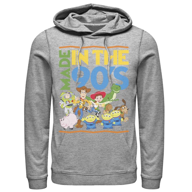 ウォルトディズニー ピクサー レディース トップス プルオーバー パーカー Disney / Pixar\u0027s Toy Story Men\u0027s Made インチ the 90\u0027s Hoodie Athletic Heather ギョリュウモドキ