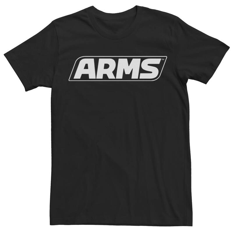 アニメキャラクター レディース トップス Tシャツ ロゴ グラフィック Licensed Character Men's Armsimple Logo Graphic Tee Black ブラック