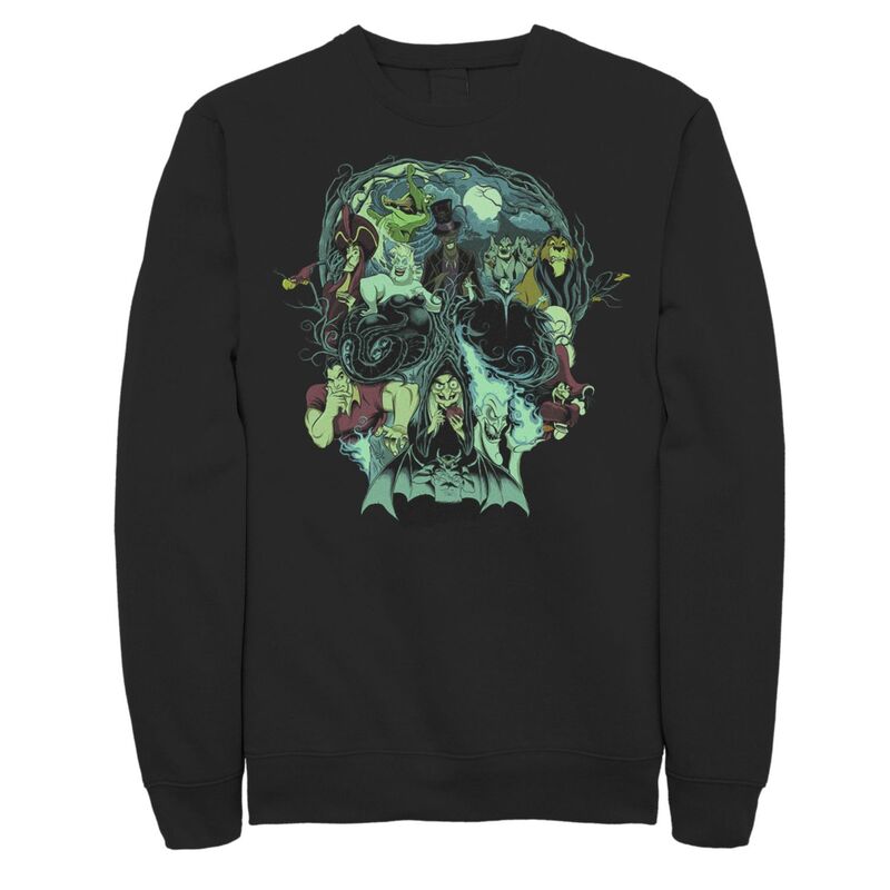 ウォルトディズニー レディース トップス ティーシャツ 流汗 Disney\u0027s Villains Wicked Things Men\u0027sweatshirt Black 黒いこと レディースファッション-Tシャツ・カットソー-トップス