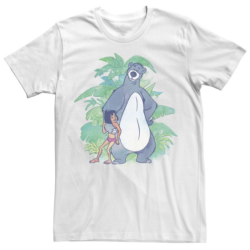 ディズニー レディース トップス Tシャツ Men's Disney's The Jungle BookMowgli And Baloo Tee White ホワイト