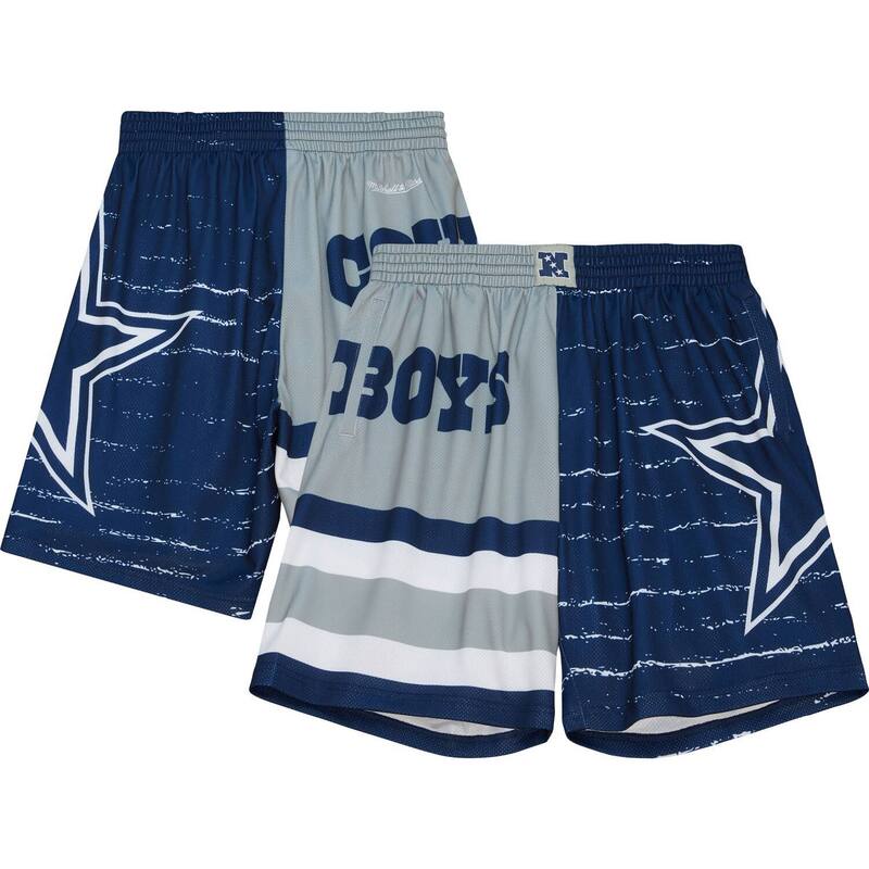 ミッチェル&ネス レディース ボトムス ハーフパンツ・ショーツ ショートパンツ Men's Mitchell & Ness Gray Dallas Cowboys Jumbotron 3.0 Shorts Cow Grey グレー