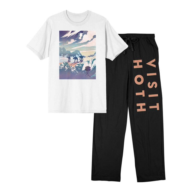アニメキャラクター レディース アンダーウェア ナイトウェア Licensed Character Men'star Wars Visit Hoth Pajama Top & Pajama Bottom Set Multicolored マルチカラー