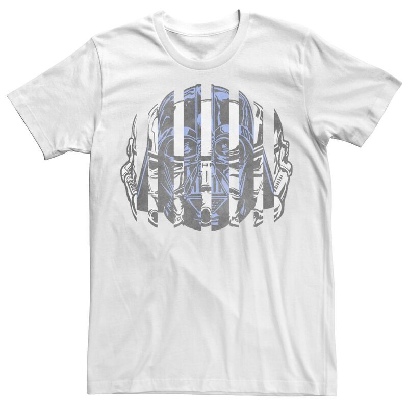 スター ウォーズ レディース トップス Tシャツ Men'star Wars Darth Vader & Stormtrooper Split Face Tee White ホワイト