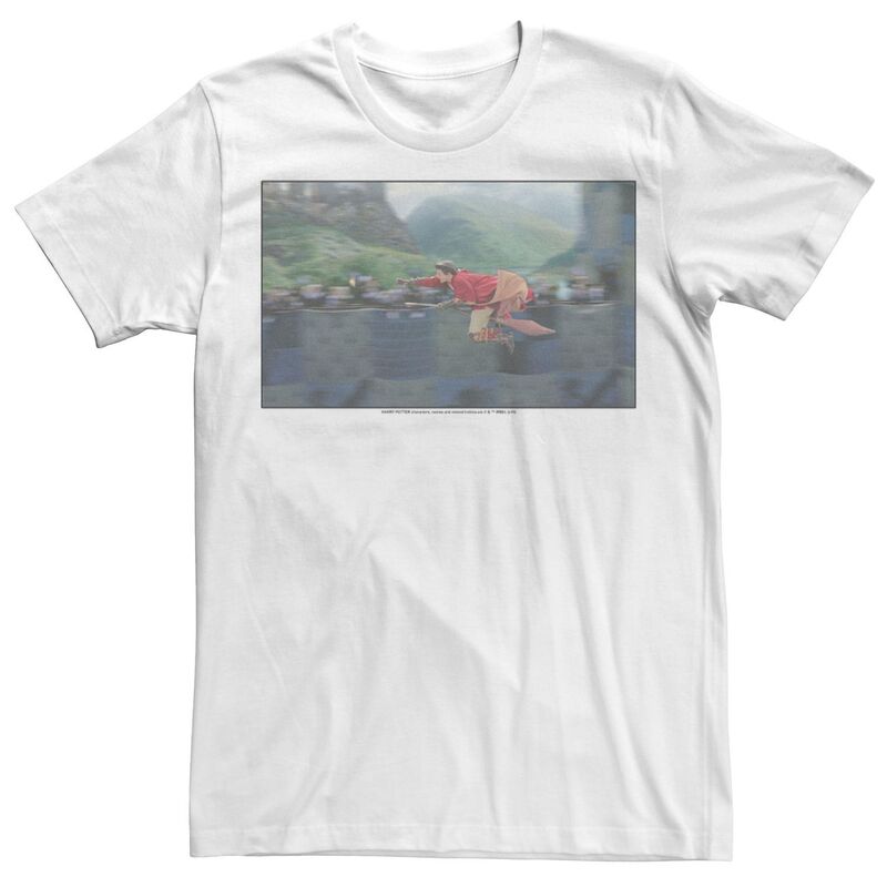 アニメキャラクター レディース トップス Tシャツ Licensed Character Men's Harry Potter The Snitch Game Photo Tee White ホワイト