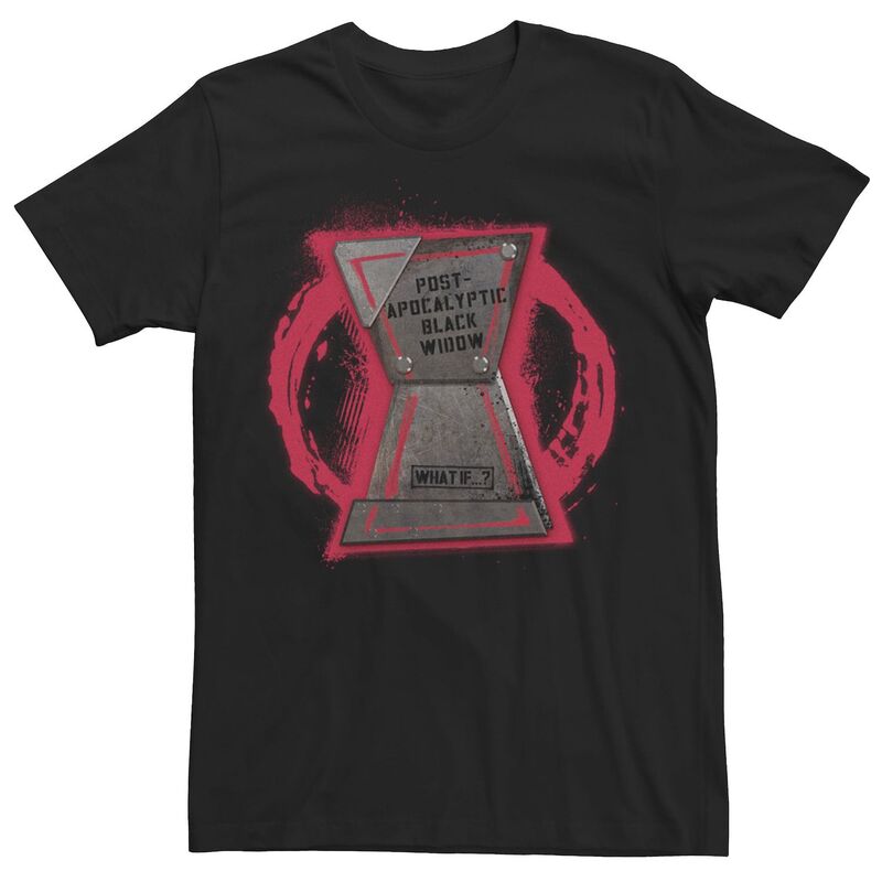 アニメキャラクター レディース トップス Tシャツ Licensed Character Men's Marvel What If Apocalyptic Widow Tee Black ブラック
