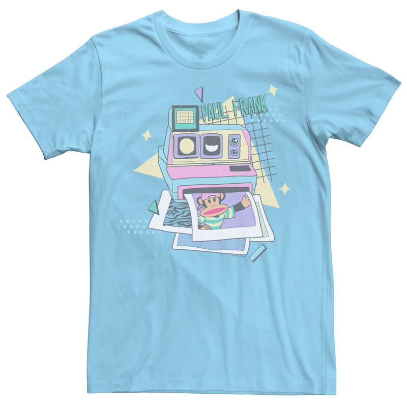 アニメキャラクター レディース トップス Tシャツ Licensed Character Men's Paul Frank Polaroid Tee Light Blue ブルー 7,285円