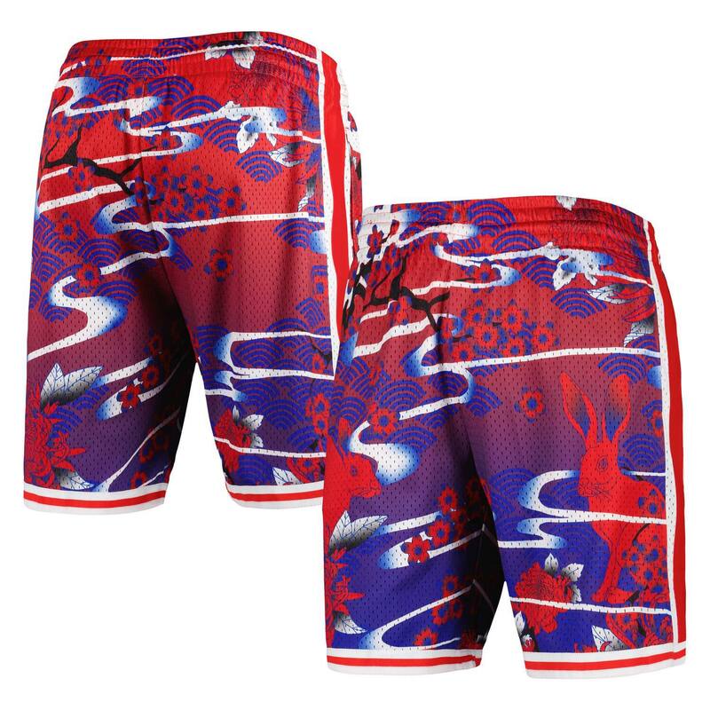 ミッチェル&ネス レディース ボトムス ハーフパンツ・ショーツ ショートパンツ Men's Mitchell & Ness Red Philadelphia 76ers Lunar New Year Swingman Shorts 76red レッド