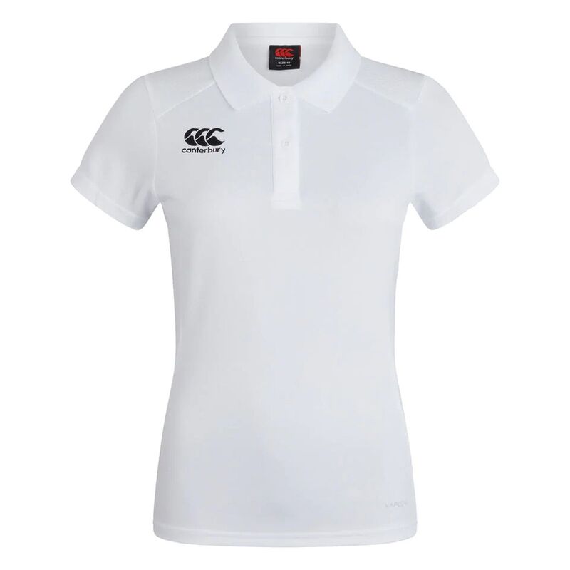 カンタベリー レディース トップス プルオーバー スポーツシャツ Canterbury Womens/Ladies Club Dry Polo Shirt White 白いこと