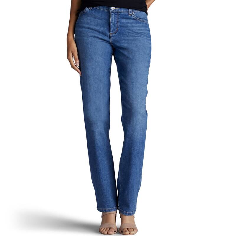 リー レディース ボトムス デニムパンツ リラックスフィット ジーンズ Women's LeeRelaxed Fit Straight-Leg Jeans Meridian｜ReVida 店
