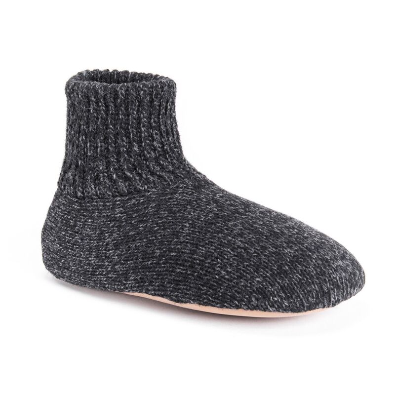 ムクルクス メンズ シューズ サンダル ウール MUK LUKS Morty Ragg Wool Men'slipper Socks Black ブラック