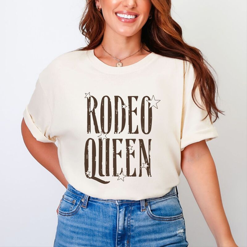 Simply Sage Market レディース トップス ティーシャツ トール グラフィック Simply Sage Market Rodeo Queen Tall - Women\u0027s Garment Dyed Graphic T-Shirt Ivory 象牙色 レディースファッション-Tシャツ・カットソー-トップス