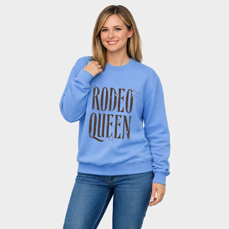 Simply Sage Market レディース トップス ティーシャツ スウェットール グラフィック Simply Sage Market Rodeo Queen Tall - Women\u0027s Graphic Sweatshirt Carolina Tシャツ・カットソー-レディースファッション-トップス