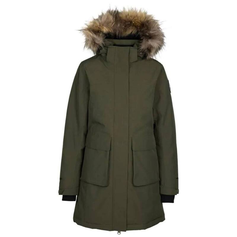 トレス通り手形 レディース アウター 上衣・上衣 Trespass Womens/Ladies Ellington DLX Jacket Dark Vine