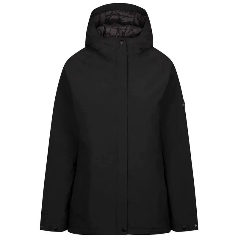 トレス通り手形 レディース アウター 上衣・上衣 厚地の外套 Trespass Womens/Ladies Carlotta Raincoat Black 黒いこと