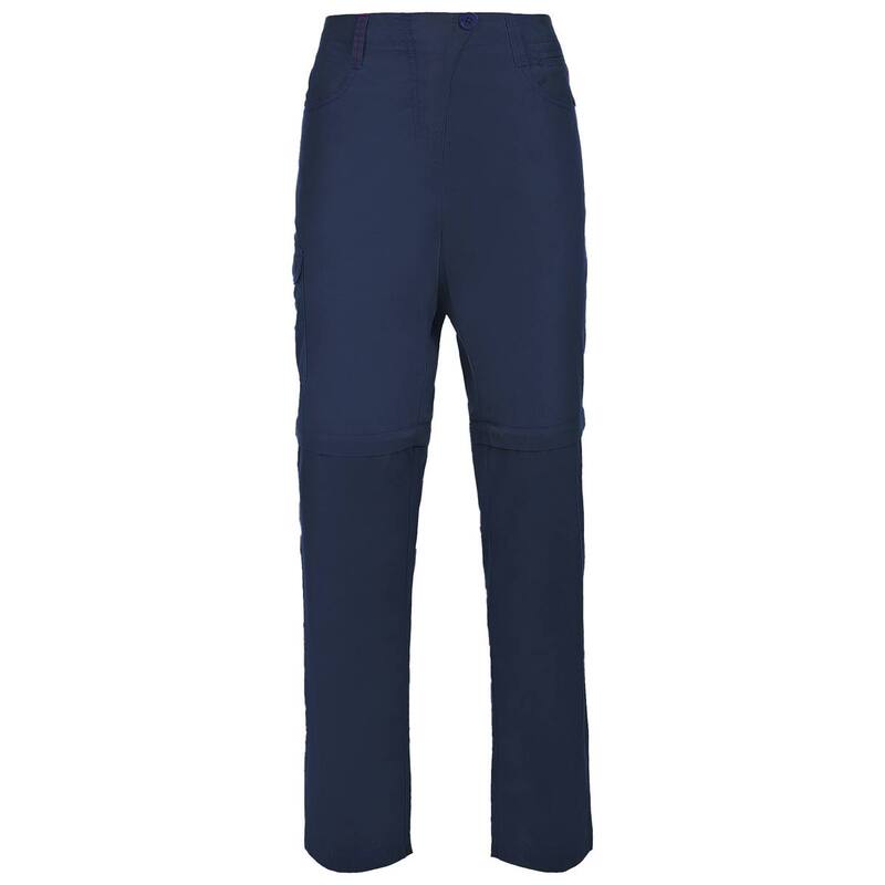 トレス通り手形 レディース ボトムス 心地好いズボン下 Trespass Womens/Ladies Rambler Convertible Hiking Trousers Navy 米国海軍