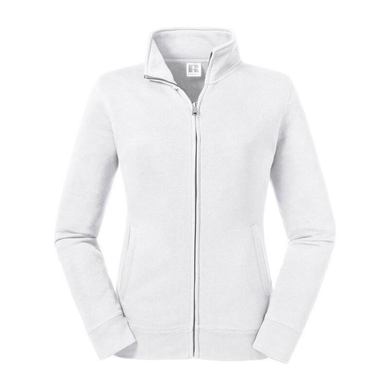 ラッセルアスレチック レディース アウター ジャケット・ブルゾン Russell Athletic Russell Womens/Ladies Authentic Sweat Jacket White ホワイト|ReVida 店