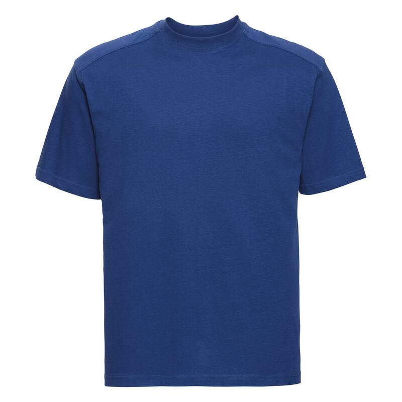 ラッセルアスレチック レディース トップス プルオーバー 綿織物 Russell Athletic Russell Europe Mens Workwear Short Sleeve Cotton T-Shirt Bright Royal