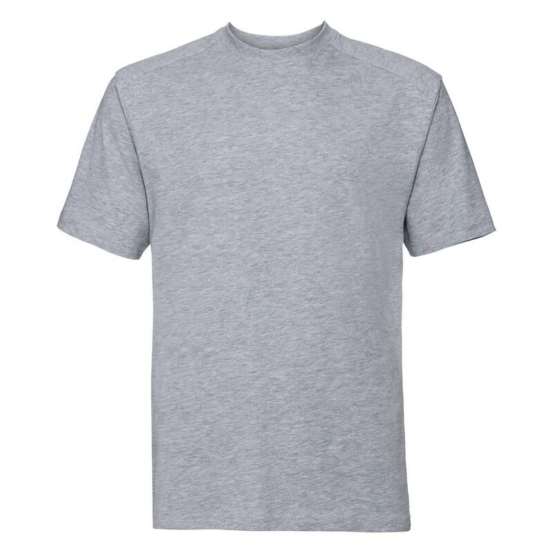 ラッセルアスレチック レディース トップス プルオーバー 綿織物 Russell Athletic Russell Europe Mens Workwear Short Sleeve Cotton T-Shirt Light Oxford