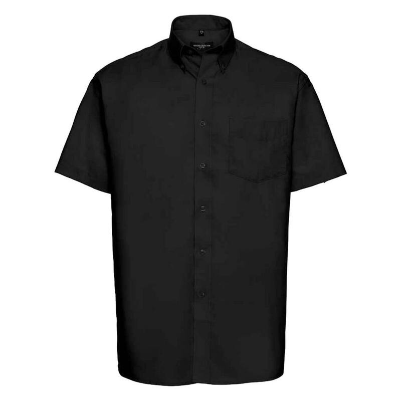 ラッセルアスレチック レディース トップス Tシャツ オックスフォード Russell Athletic Russell Collection Mens Oxford Formal Shirt Black ブラック