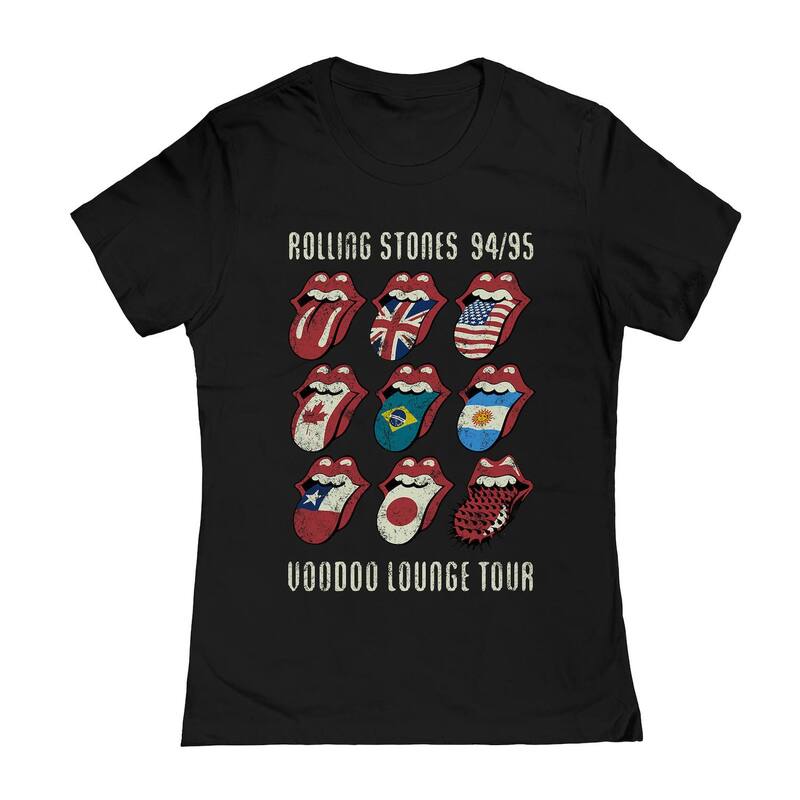 アニメキャラクター レディース トップス Tシャツ グラフィック Licensed Character Juniors Rolling Stones Voodoo Graphic Tee Black ブラック