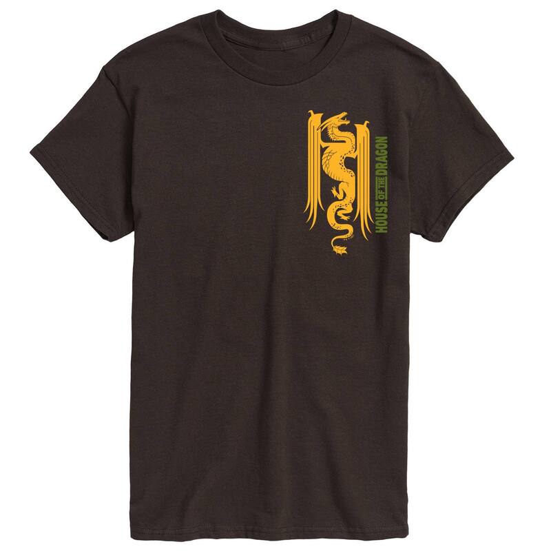 アニメキャラクター レディース トップス Tシャツ グラフィック Licensed Character Men House of the Dragon Syrax Graphic Tee Dark Brown ブラウン