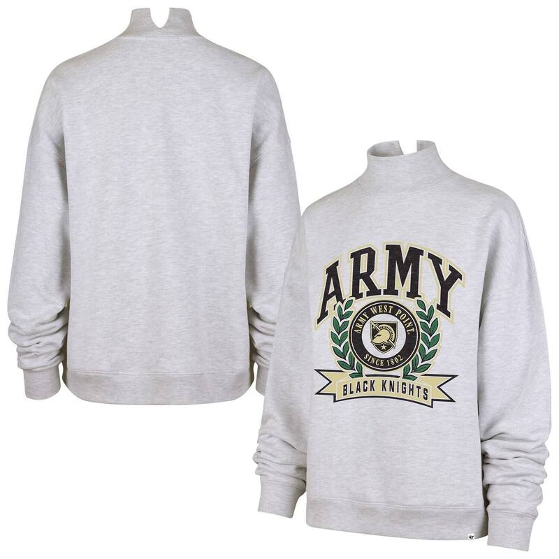 フォーティセブンブランド レディース トップス プルオーバー モックネック 汗水 47 Brand Women\u0027s \u002747 Gray Army Blacknights Laurel Arch Mock Neck Sweatshirt Nc2 Grey 薄墨色