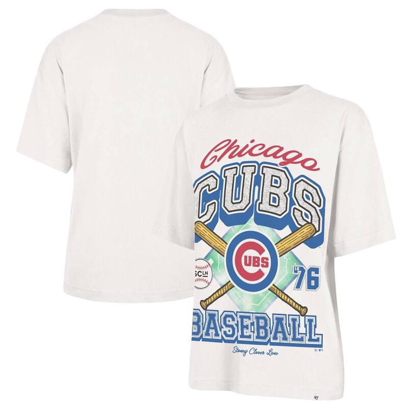アンブランデッド レディース トップス プルオーバー Unbranded Women\u0027s \u002747 x Stoney Clover Lane Sand Chicago Cubs Crossover Base Foundation T-Shirt Cub Multi マルチ色つや