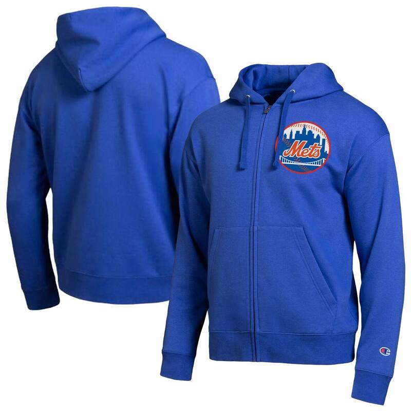 チャンピオン レディース トップス Tシャツ パーカー Men's Champion Royal New York Mets All-Star Full-Zip Hoodie Met Blue ブルー|ReVida 店
