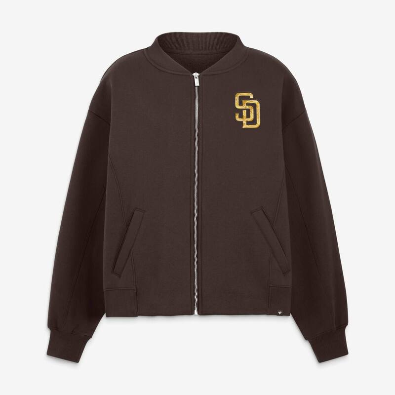 ファナティクス レディース アウター 上衣・上衣 Women\u0027s Fanatics Brown San Diego Padres Oversized Rage Against Full-Zip Jacket Pad Brown 赤銅色