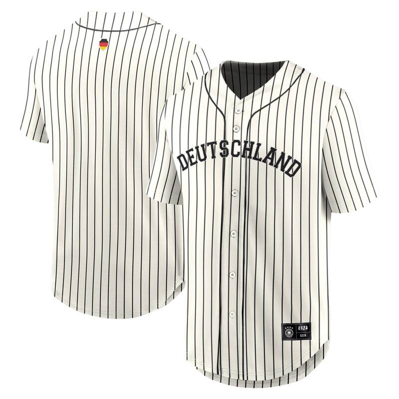 ファナティクス レディース トップス プルオーバー プルオーバー Men\u0027s Fanatics Cream Germany National Team Oversized Baseball Jersey Soc Beige ベージュ