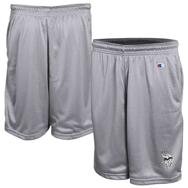 チャンピオン レディース ボトムス ハーフパンツ・ショーツ メッシュ ショートパンツ Men's Champion Gray Minnesota Vikings Classic Meshorts Mvk Grey グレー|ReVida 店