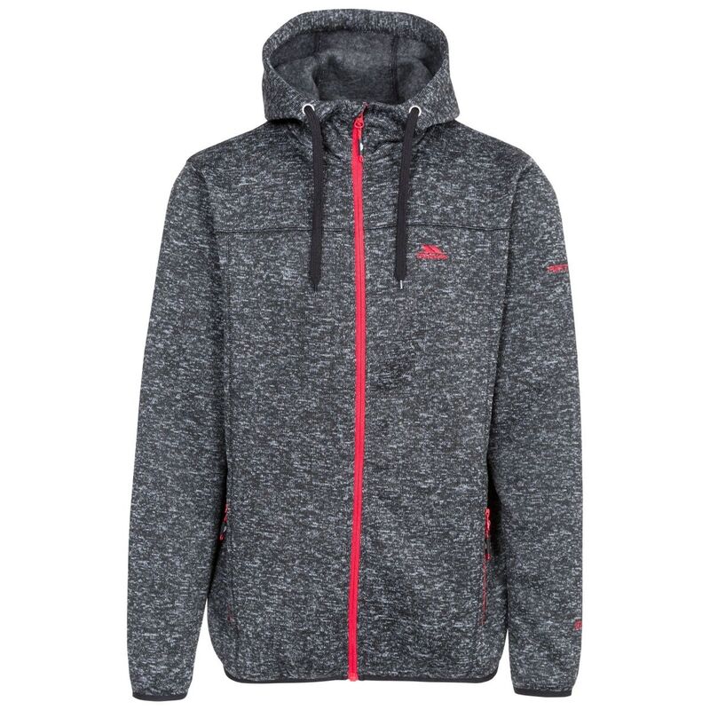 トレス通行手形 レディース アウター 上衣・上衣 フリース Trespass Mens Odeno Fleece Jacket Black Marl 黒いこと