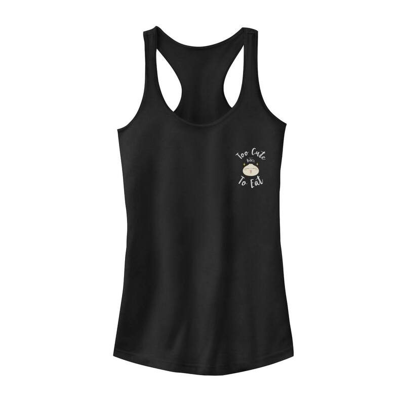 ディズニー ピクサー レディース トップス Tシャツ グラフィック Disney / Pixar Bao Juniors Too Cute To Eat Graphic Tank Top Black ブラック