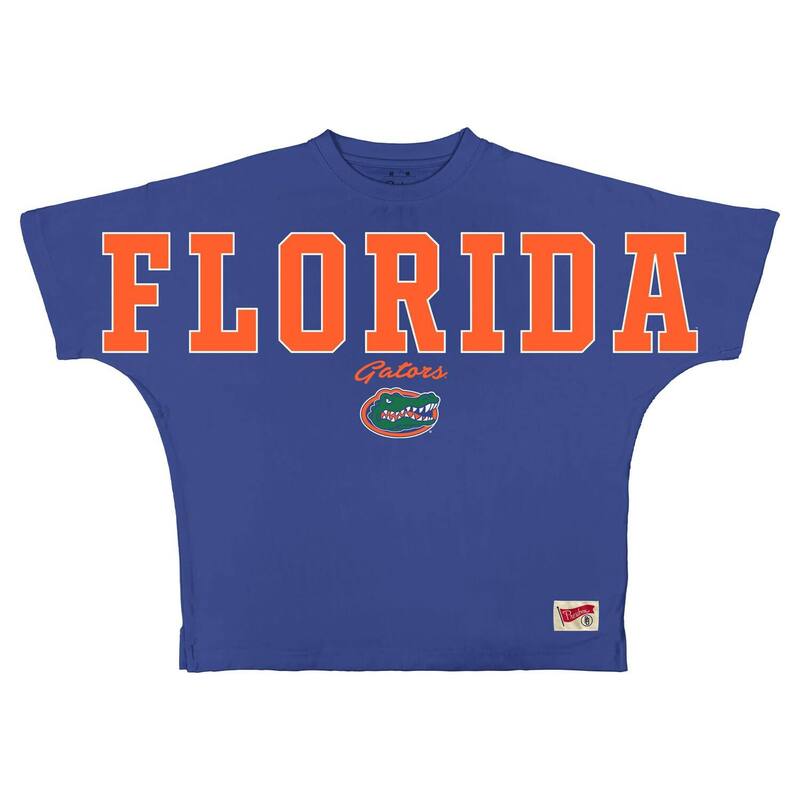 プレスボックス レディース トップス Tシャツ Women Pressbox Royal Florida Gators Flannigan Oversized T-Shirt Fld Blue ブルー