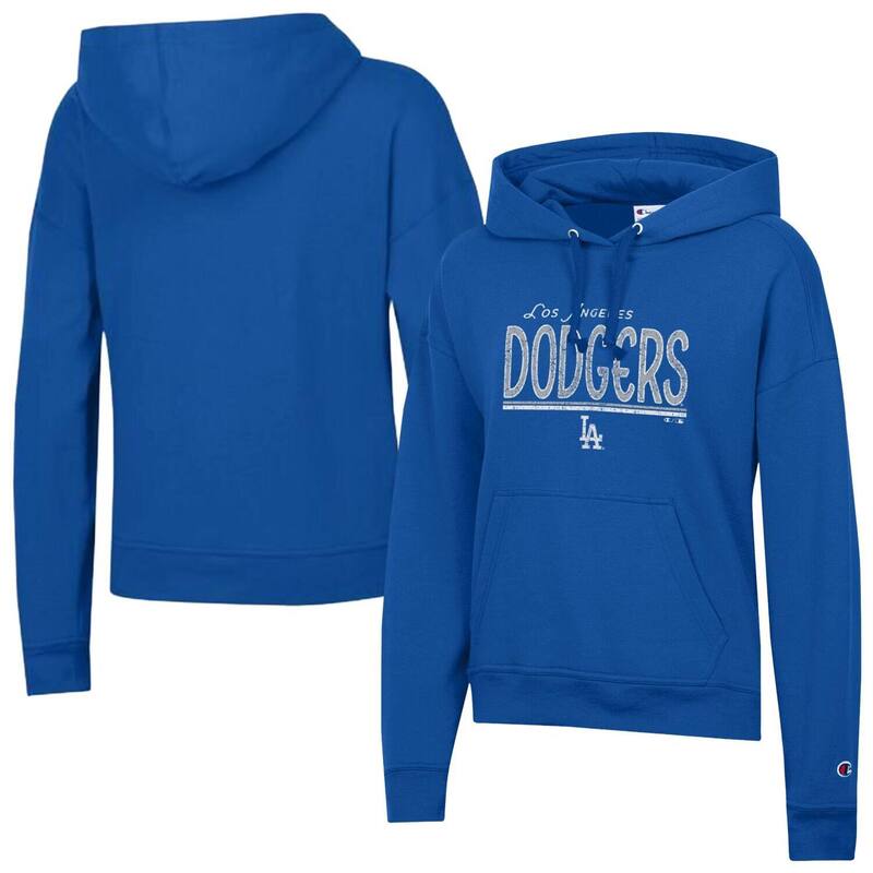 はやりっ子 レディース トップス プルオーバー ヴィンテージ パーカー Women\u0027s Champion Royalos Angeles Dodgers Vintage Powerblend Hoodie Lad Blue 青み