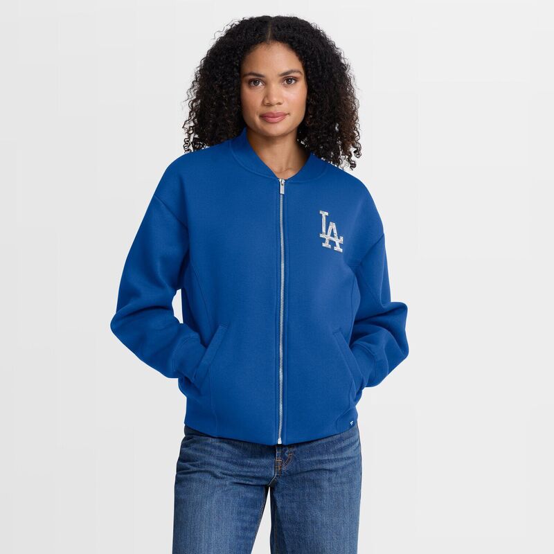 ファナティクス レディース アウター 上衣・上衣 Women\u0027s Fanatics Royalos Angeles Dodgers Oversized Rage Against Full-Zip Jacket Lad Blue 青み