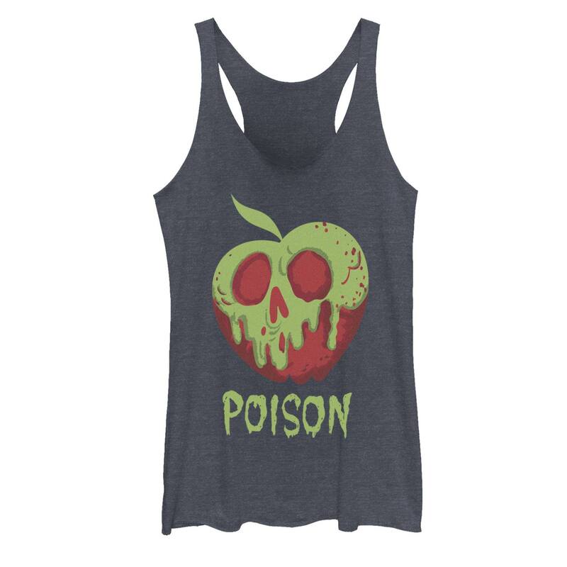 ディズニー レディース トップス Tシャツ グラフィック Juniors Disneynowhite Bad Apple Graphic Tank Top Navy Heather ヘザー
