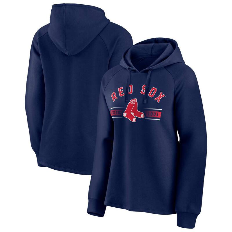 アンブランデッド レディース トップス プルオーバー パーカー Unbranded Women\u0027s Fanatics Branded Navy Boston Red Sox Perfect Play Raglan Pullover Hoodie Rsx Navy 米国海軍